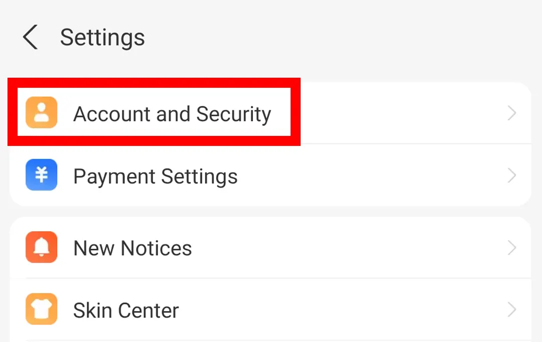 알리페이 여권 인증 Settings Account and Security